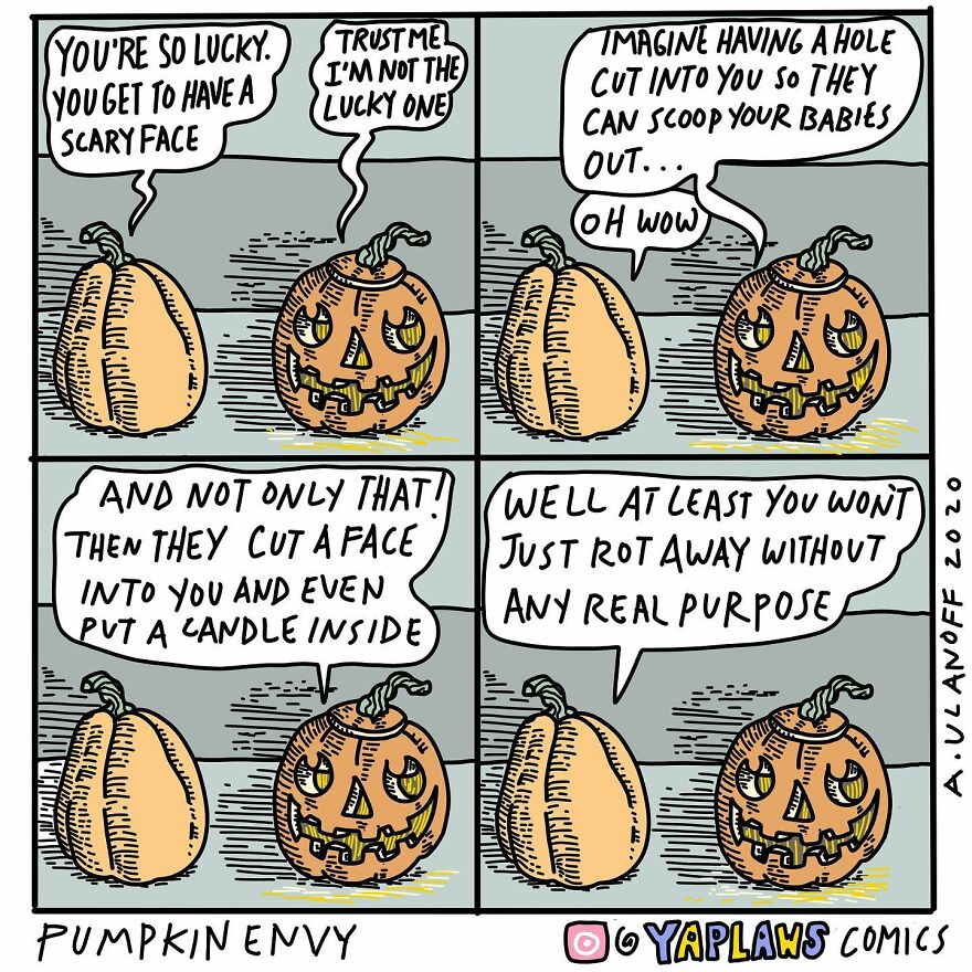 We Found This Artist Who Makes Comics With A Dark Sense Of Humor