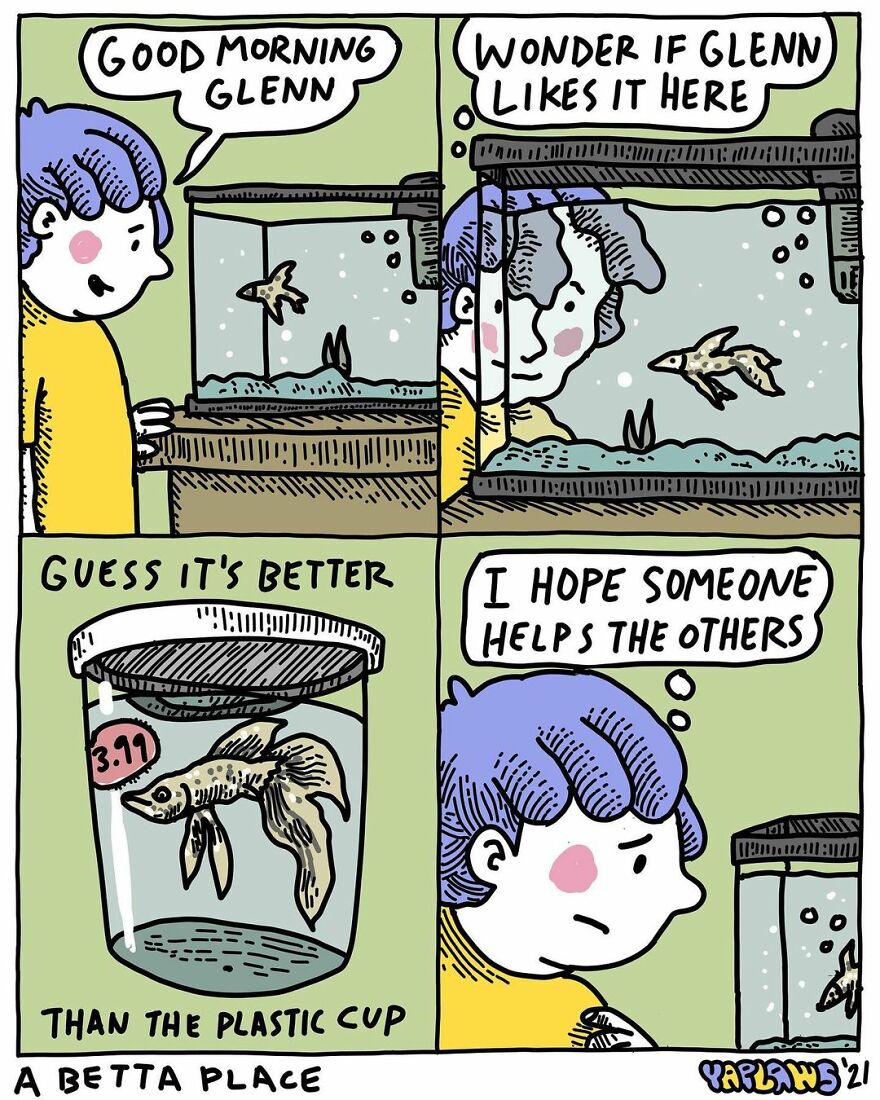 We Found This Artist Who Makes Comics With A Dark Sense Of Humor