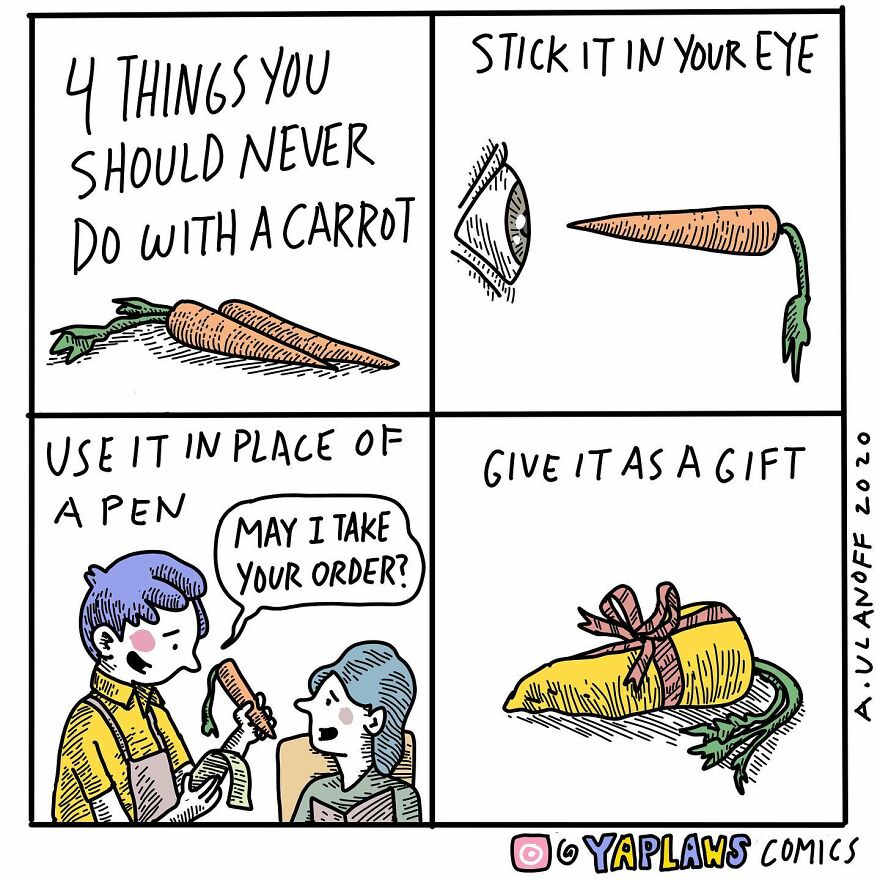 We Found This Artist Who Makes Comics With A Dark Sense Of Humor