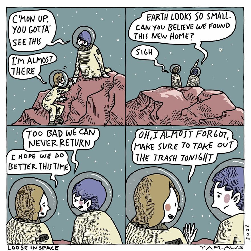 We Found This Artist Who Makes Comics With A Dark Sense Of Humor