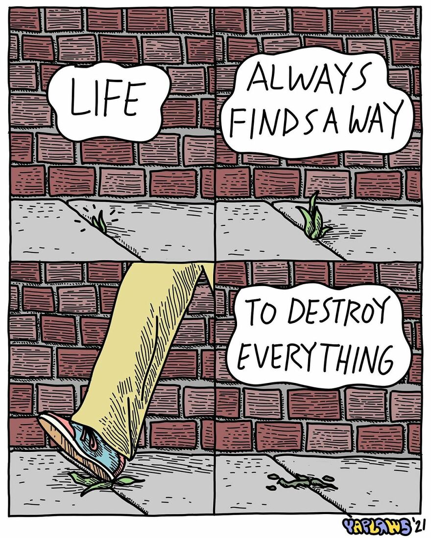 We Found This Artist Who Makes Comics With A Dark Sense Of Humor