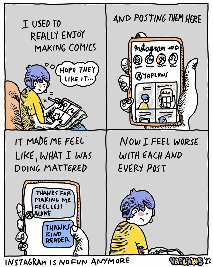 We Found This Artist Who Makes Comics With A Dark Sense Of Humor