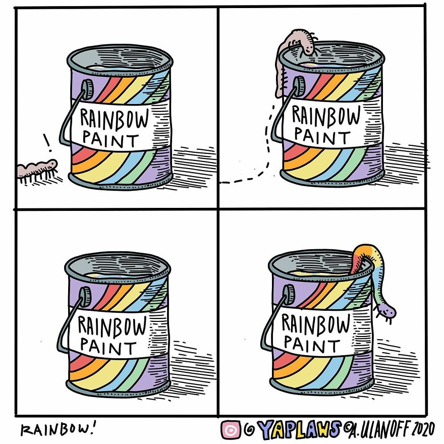 We Found This Artist Who Makes Comics With A Dark Sense Of Humor