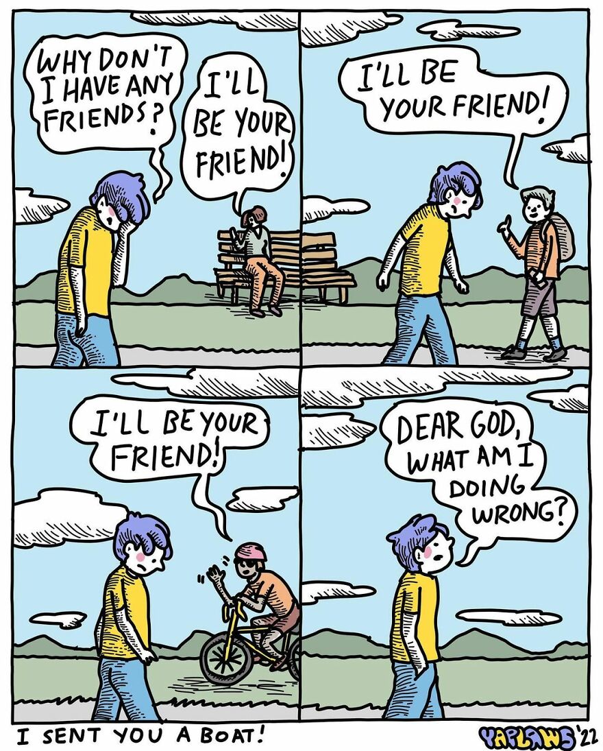 We Found This Artist Who Makes Comics With A Dark Sense Of Humor