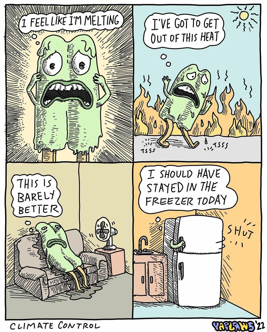 We Found This Artist Who Makes Comics With A Dark Sense Of Humor