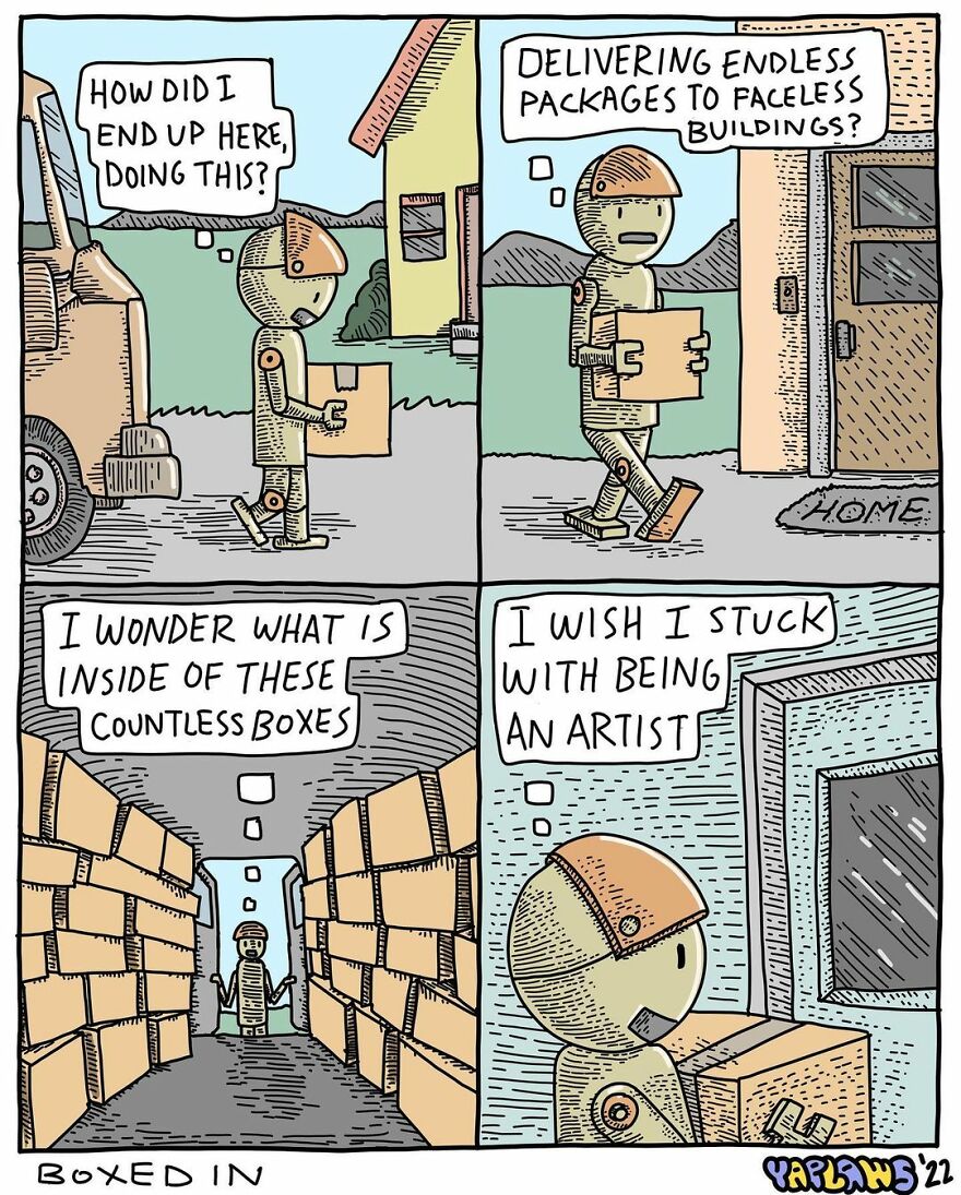 We Found This Artist Who Makes Comics With A Dark Sense Of Humor
