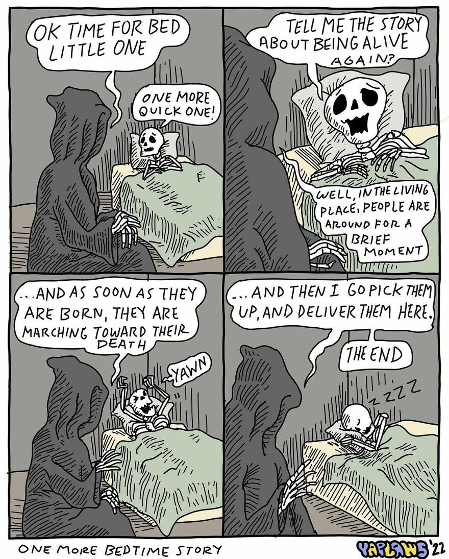 We Found This Artist Who Makes Comics With A Dark Sense Of Humor