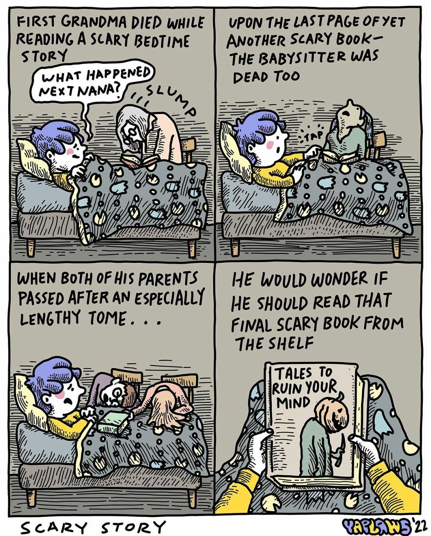 We Found This Artist Who Makes Comics With A Dark Sense Of Humor