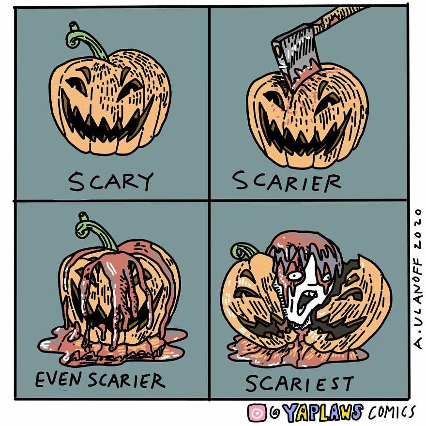 We Found This Artist Who Makes Comics With A Dark Sense Of Humor