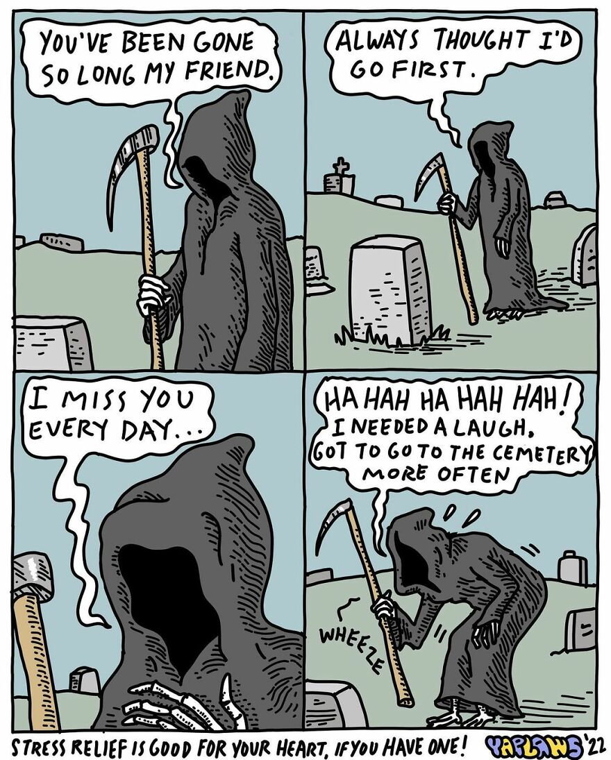 We Found This Artist Who Makes Comics With A Dark Sense Of Humor