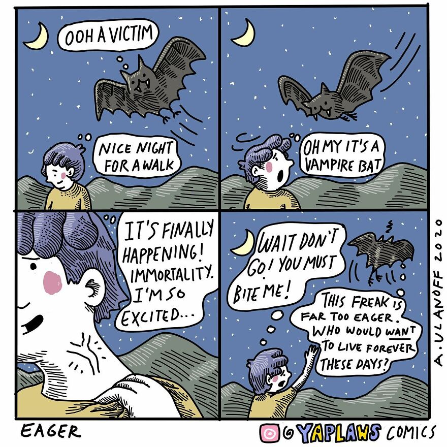 We Found This Artist Who Makes Comics With A Dark Sense Of Humor