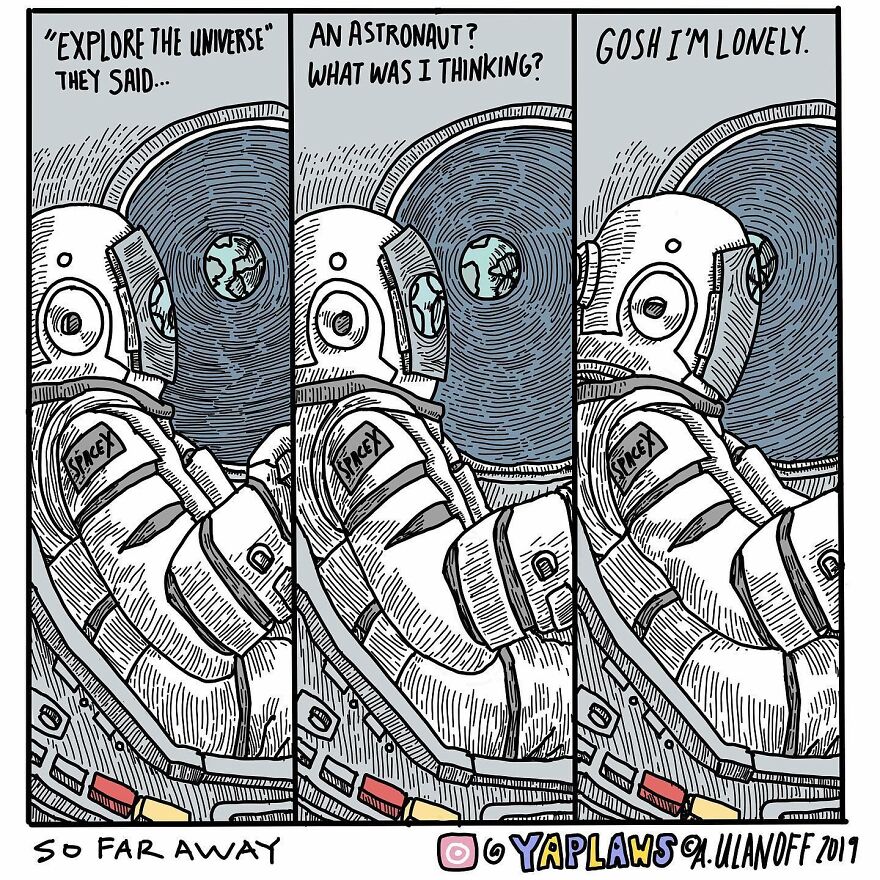 We Found This Artist Who Makes Comics With A Dark Sense Of Humor