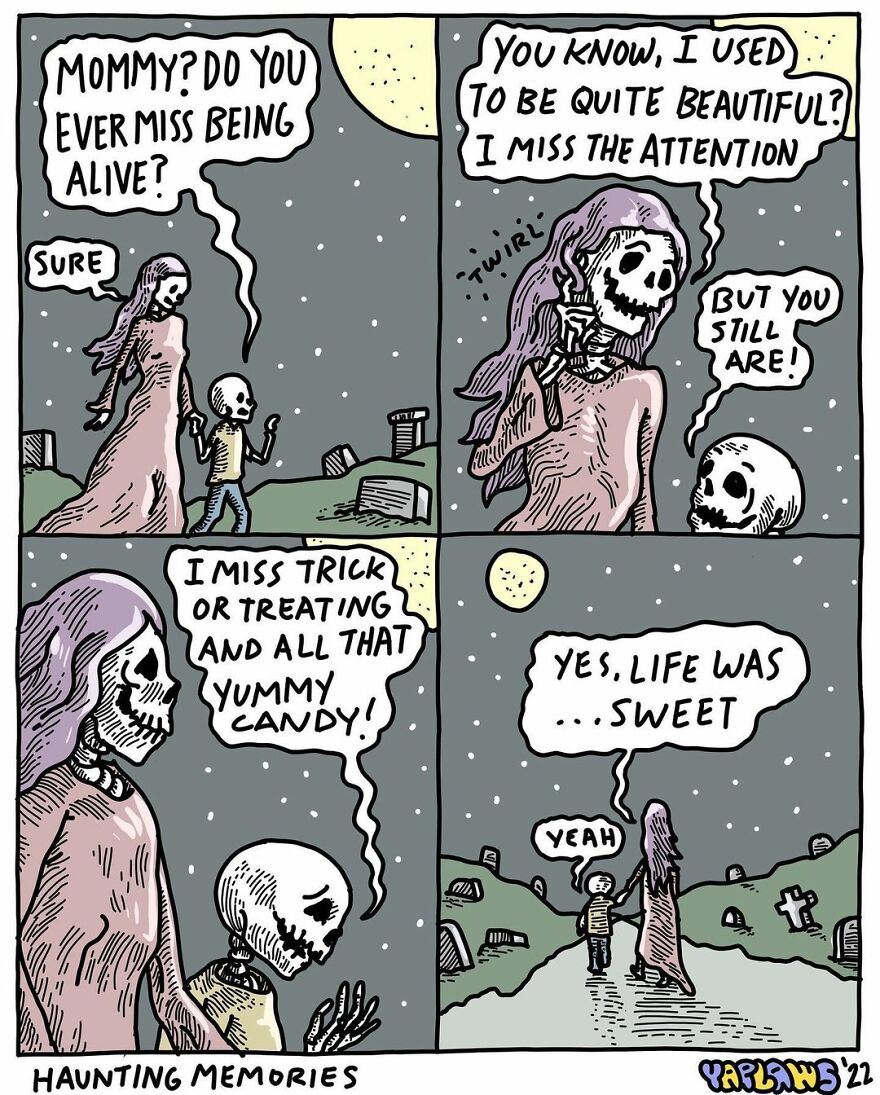 We Found This Artist Who Makes Comics With A Dark Sense Of Humor