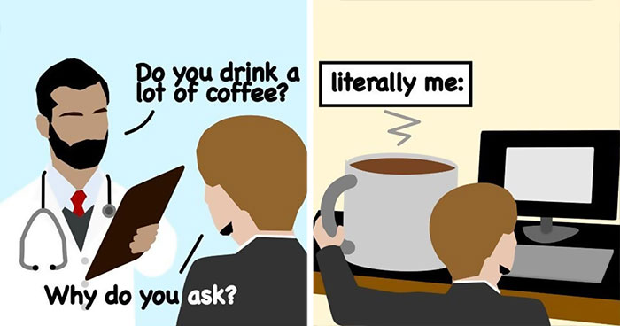 Artist Made These 31 Hilariously Absurd Comics With Ridiculously Unexpected Twists
