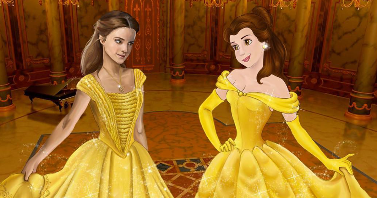 16 Illustrations Of Disney Characters Meeting The Actors From Their Movie  Adaptations | Bored Panda