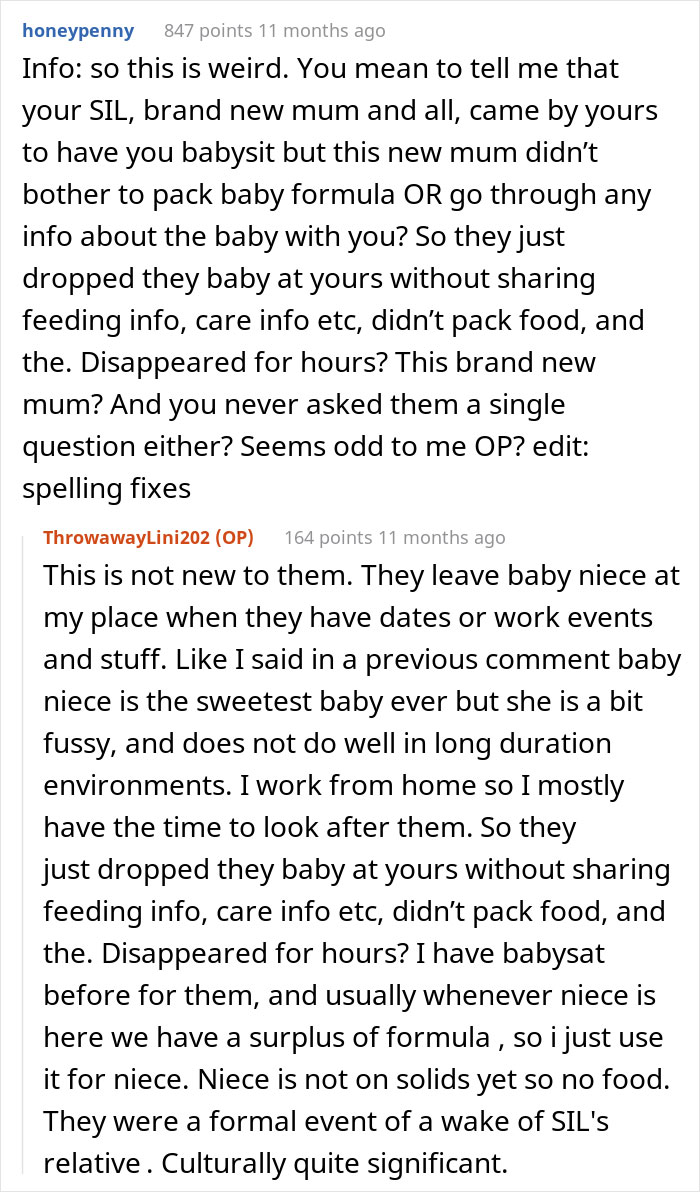 "I Don't Know What She Expected Me To Do": Disgusted Woman Berates SIL For Breastfeeding Her Baby "I Don't Know What She Expected Me To Do": Disgusted Woman Berates SIL For Breastfeeding Her Baby