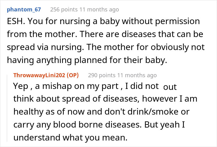 "I Don't Know What She Expected Me To Do": Disgusted Woman Berates SIL For Breastfeeding Her Baby "I Don't Know What She Expected Me To Do": Disgusted Woman Berates SIL For Breastfeeding Her Baby