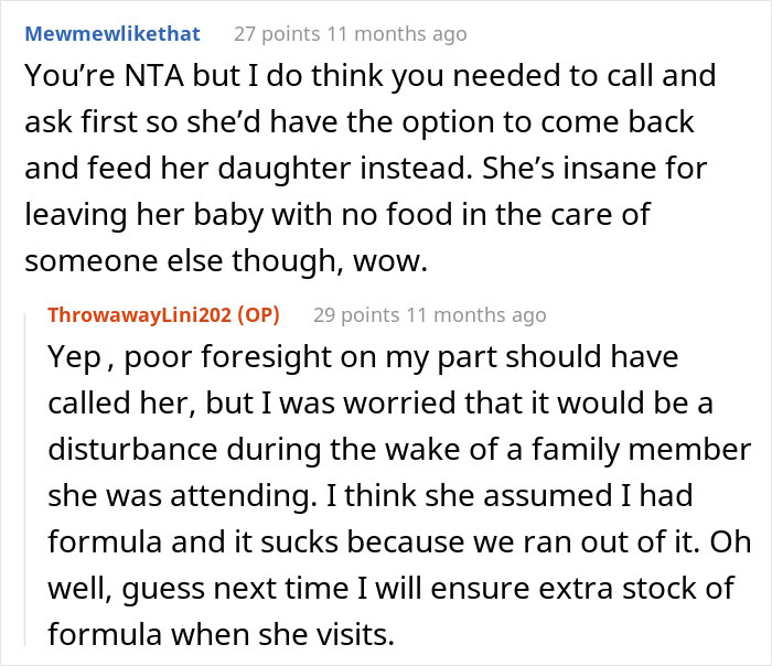 "I Don't Know What She Expected Me To Do": Disgusted Woman Berates SIL For Breastfeeding Her Baby "I Don't Know What She Expected Me To Do": Disgusted Woman Berates SIL For Breastfeeding Her Baby