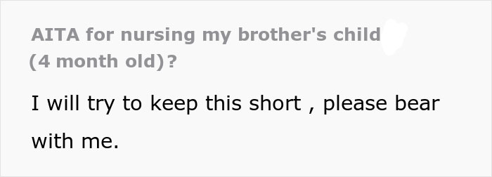 "I Don't Know What She Expected Me To Do": Disgusted Woman Berates SIL For Breastfeeding Her Baby "I Don't Know What She Expected Me To Do": Disgusted Woman Berates SIL For Breastfeeding Her Baby