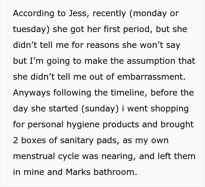 “Am I The Jerk For Refusing To Share My Sanitary Pads With My Stepdaughter?” “Am I The Jerk For Refusing To Share My Sanitary Pads With My Stepdaughter?”