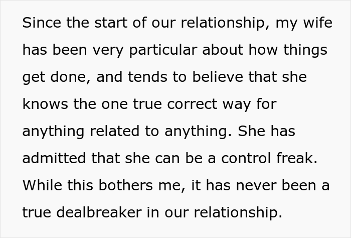 “Control Freak” Wife Gets A Taste Of Her Own Medicine After Husband Says She Was “So Close” To Getting Her Dream Job “Control Freak” Wife Gets A Taste Of Her Own Medicine After Husband Says She Was “So Close” To Getting Her Dream Job