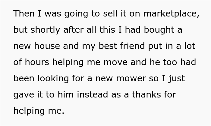 Guy Gives In And Takes A "Free" Lawn Mower From A Hardware Store After They Keep Calling Him For Weeks Guy Gives In And Takes A "Free" Lawn Mower From A Hardware Store After They Keep Calling Him For Weeks