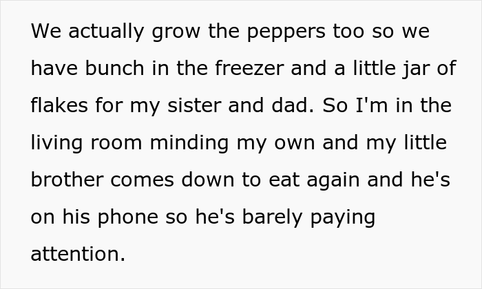 “He Didn’t Stop Crying For An Hour”: Guy Adds Ghost Pepper Flakes To His Leftover Pizza To Punish A Food-Thieving Sibling “He Didn’t Stop Crying For An Hour”: Guy Adds Ghost Pepper Flakes To His Leftover Pizza To Punish A Food-Thieving Sibling