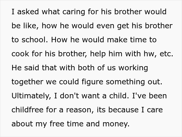 Woman Refuses To Financially Support Fiancé’s Younger Brother Who’s Just Lost His Parents, Dumps Him After His Ultimatum Woman Refuses To Financially Support Fiancé’s Younger Brother Who’s Just Lost His Parents, Dumps Him After His Ultimatum