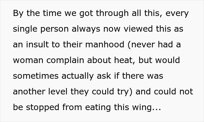 Restaurant Owner Gets Tired Of Overconfident Men, Develops A Tongue-Burning 'Culinary Monstrosity' To Shut Them Down Restaurant Owner Gets Tired Of Overconfident Men, Develops A Tongue-Burning 'Culinary Monstrosity' To Shut Them Down