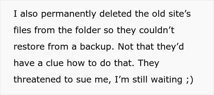 "They Found Someone Cheaper": Customers Refuse To Pay This Web Designer Because They Found Someone Cheaper, So He Gets Revenge "They Found Someone Cheaper": Customers Refuse To Pay This Web Designer Because They Found Someone Cheaper, So He Gets Revenge