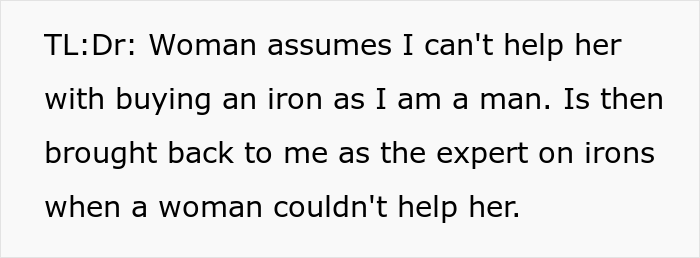 Man Maliciously Complies When Karen Asks For A Female Consultant Knowing She’ll Bring Her Back To Him As He Is The Real Expert Man Maliciously Complies When Karen Asks For A Female Consultant Knowing She’ll Bring Her Back To Him As He Is The Real Expert