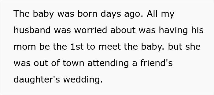 Mother-In-Law Insists On Holding Her Newborn Grandchild First, Goes Ballistic When The Wish Doesn’t Get Fulfilled Mother-In-Law Insists On Holding Her Newborn Grandchild First, Goes Ballistic When The Wish Doesn’t Get Fulfilled