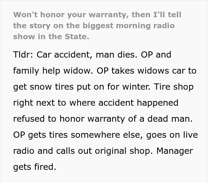 “Won’t Honor Your Warranty, Then I’ll Tell The Story On The Biggest Morning Radio Show In The State”