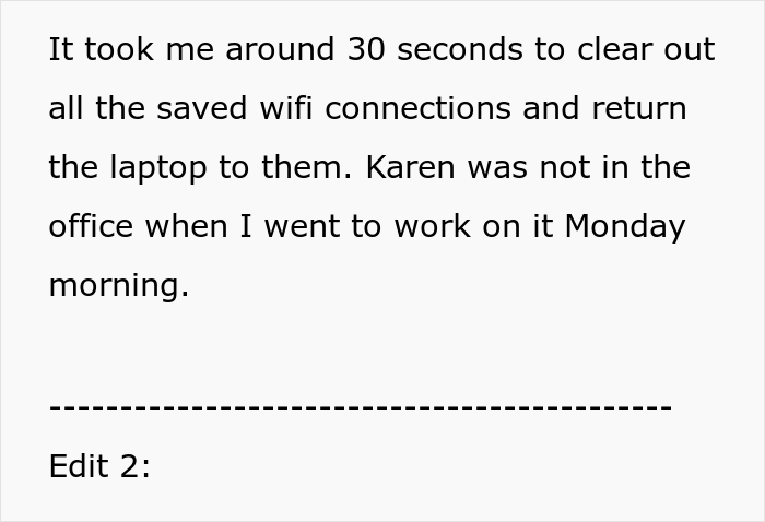 IT Guy Spends His Last Minutes Of Work Going To Get His Name Badge Because Karen Of A Manager Requires It, And Then Goes Home