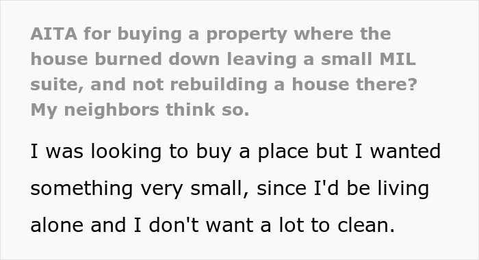 “Karen” Neighbors Are Mad At This Person For Buying Land Next To Them And Not Planning To Build A House Like Everyone Else