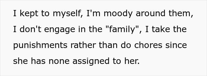 Daughter Treated Like A Maid Decides To Leave Family On Her 18th Birthday, Younger Sister Thinks She’s Being A Jerk Daughter Treated Like A Maid Decides To Leave Family On Her 18th Birthday, Younger Sister Thinks She’s Being A Jerk
