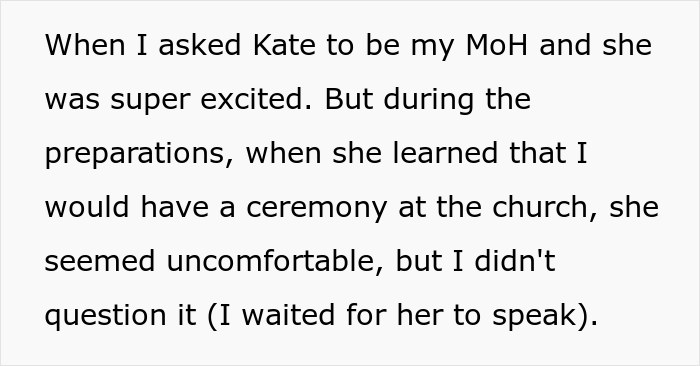 Evangelical Sister Gets Crossed Out From The Wedding Guest List After She Gets Into Religious Argument With Catholic Bride Evangelical Sister Gets Crossed Out From The Wedding Guest List After She Gets Into Religious Argument With Catholic Bride