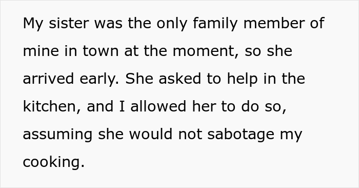 "AITA For Forcing My Sister To Make Dinner After She Poured Maple Syrup Into My Pasta?" "AITA For Forcing My Sister To Make Dinner After She Poured Maple Syrup Into My Pasta?"