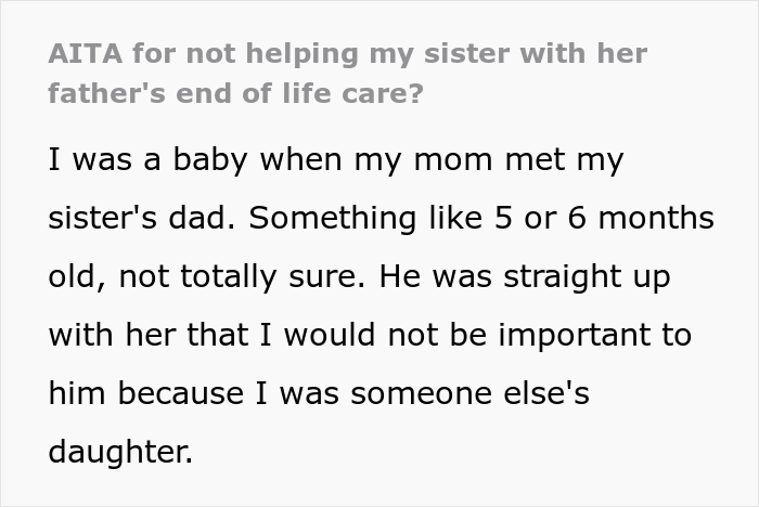 Man Mistreats His Stepdaughter For Years, She Then Proceeds To Refuse To Help Him Out After Finding Out That He’s Seriously Sick Man Mistreats His Stepdaughter For Years, She Then Proceeds To Refuse To Help Him Out After Finding Out That He’s Seriously Sick