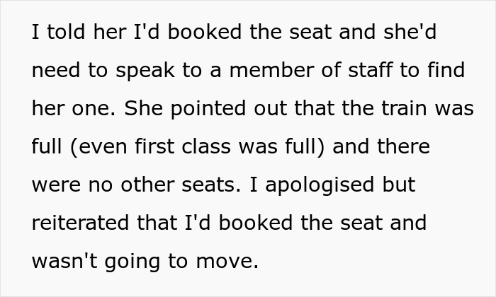 Woman Pays A Lot Of Money For A Comfortable Seat On The Train, Elderly Woman Wants Her To Move Woman Pays A Lot Of Money For A Comfortable Seat On The Train, Elderly Woman Wants Her To Move
