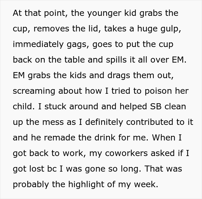 "We Are Not Waiting In That Line": Mother Karen Boldly Steals Another Customer’s Drinks For Her Kids To Try Out, Learns To Regret Her Decision "We Are Not Waiting In That Line": Mother Karen Boldly Steals Another Customer’s Drinks For Her Kids To Try Out, Learns To Regret Her Decision