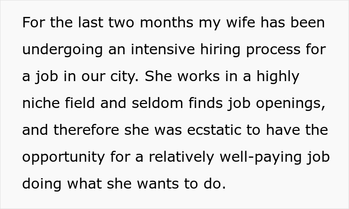 “Control Freak” Wife Gets A Taste Of Her Own Medicine After Husband Says She Was “So Close” To Getting Her Dream Job “Control Freak” Wife Gets A Taste Of Her Own Medicine After Husband Says She Was “So Close” To Getting Her Dream Job