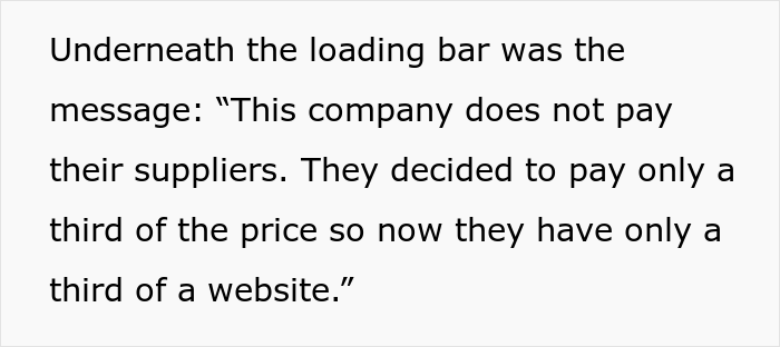 "They Found Someone Cheaper": Customers Refuse To Pay This Web Designer Because They Found Someone Cheaper, So He Gets Revenge