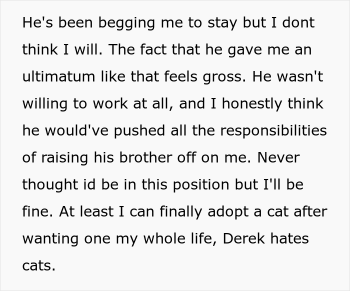 Woman Refuses To Financially Support Fiancé’s Younger Brother Who’s Just Lost His Parents, Dumps Him After His Ultimatum
