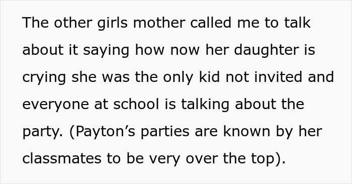 Mom Livid Her Daughter Was The Only One In Her Class Not Invited To A 7-Year-Old’s Birthday Because She Bullied The Birthday Girl Mom Livid Her Daughter Was The Only One In Her Class Not Invited To A 7-Year-Old’s Birthday Because She Bullied The Birthday Girl