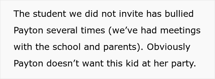 Mom Livid Her Daughter Was The Only One In Her Class Not Invited To A 7-Year-Old’s Birthday Because She Bullied The Birthday Girl Mom Livid Her Daughter Was The Only One In Her Class Not Invited To A 7-Year-Old’s Birthday Because She Bullied The Birthday Girl