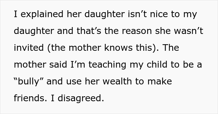 Mom Livid Her Daughter Was The Only One In Her Class Not Invited To A 7-Year-Old’s Birthday Because She Bullied The Birthday Girl Mom Livid Her Daughter Was The Only One In Her Class Not Invited To A 7-Year-Old’s Birthday Because She Bullied The Birthday Girl
