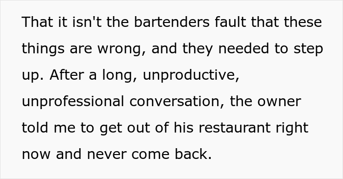New Employee Gets Fired On The Spot After Telling Restaurant Owners That Their Business Lacks Management