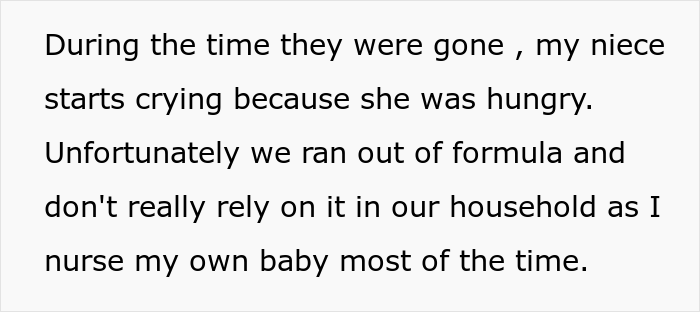 "I Don't Know What She Expected Me To Do": Disgusted Woman Berates SIL For Breastfeeding Her Baby "I Don't Know What She Expected Me To Do": Disgusted Woman Berates SIL For Breastfeeding Her Baby