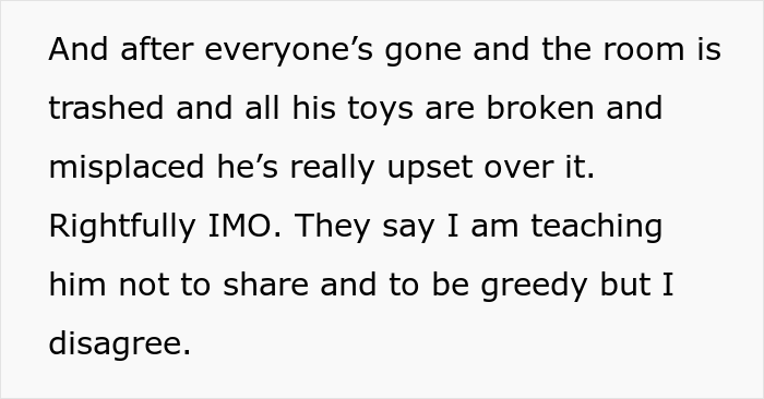 Mom Puts A Lock On Her 4-Y.O. Son's Door To Not Let Her Friends' And Relatives' Kids Destroy His Favorite Toys Mom Puts A Lock On Her 4-Y.O. Son's Door To Not Let Her Friends' And Relatives' Kids Destroy His Favorite Toys